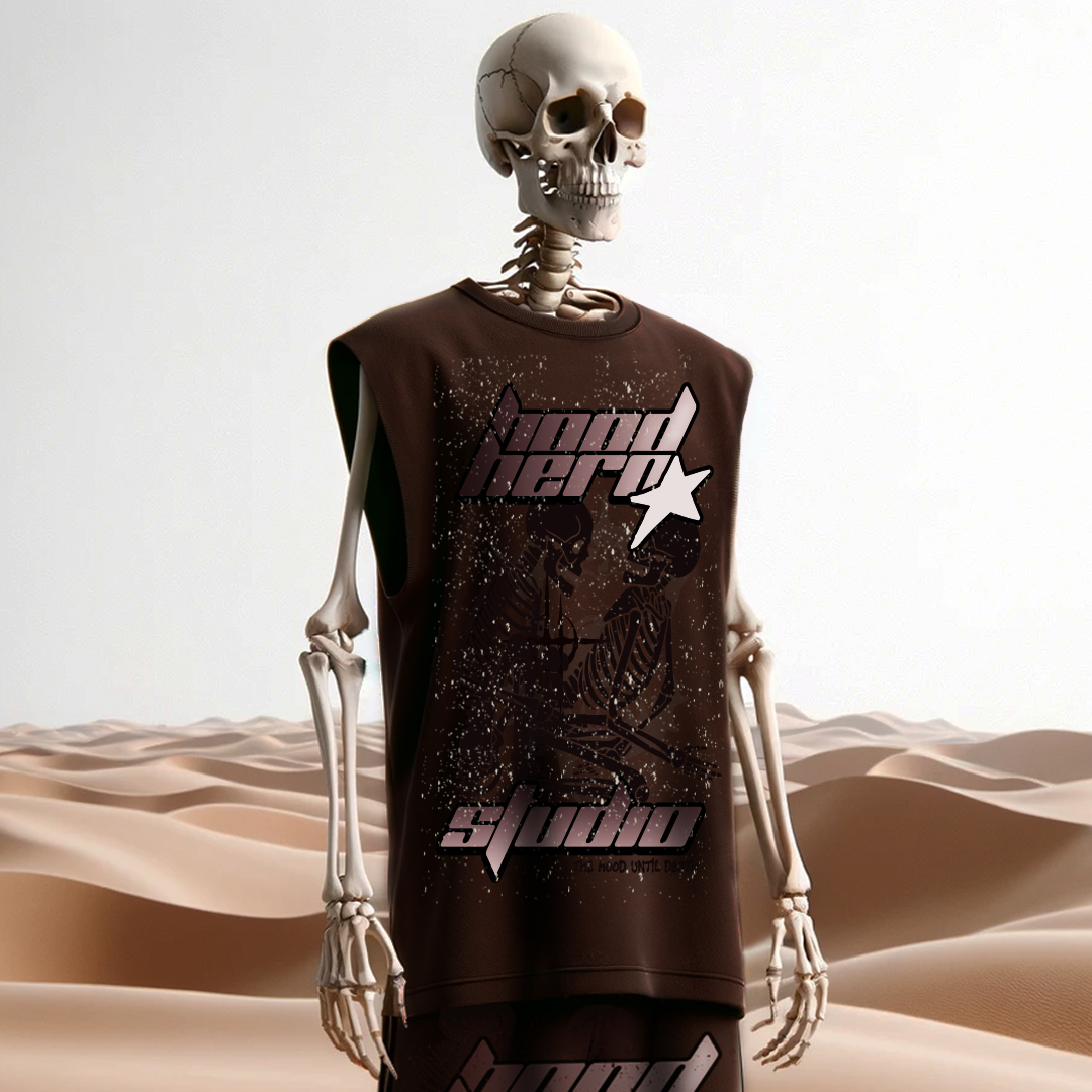 Tank Top Skeletons - Brown